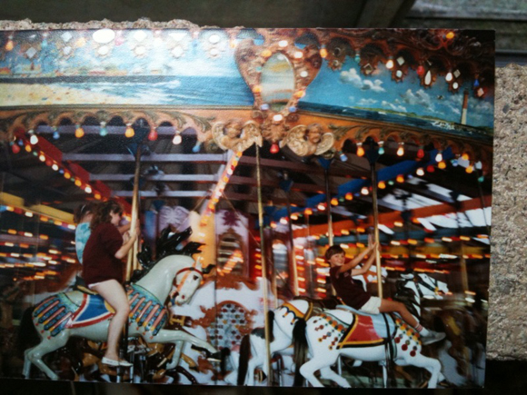 the Funtown Pier Illions carousel.